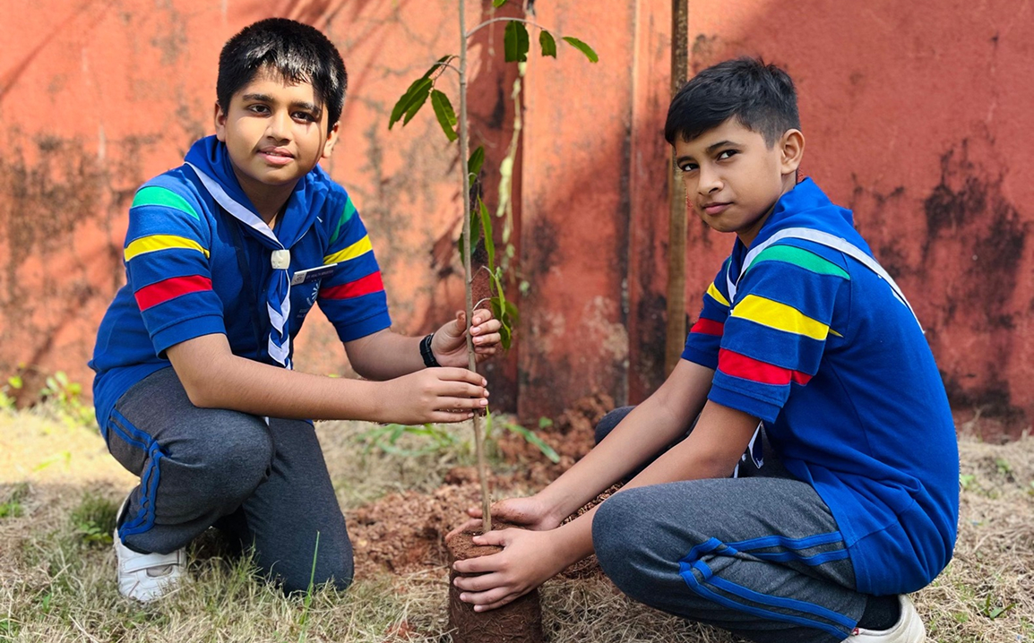 Tree Plantation Ceremony held at Our School on 10-9-2025